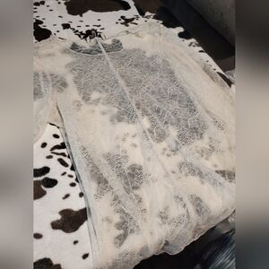 BKE Cream Lace Blouse